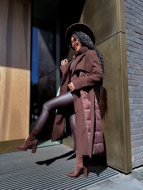 Coat "KOMBINĀCIJA HK30" – Choco